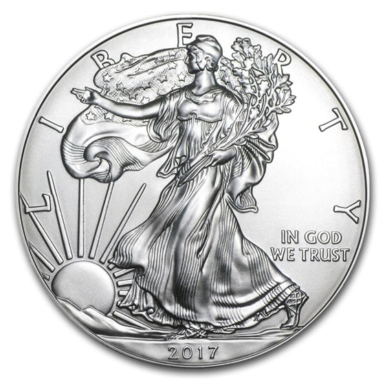 2017 1 oz Silver American Eagle BU - Tube of 20 2017 1 oz Silver American Eagle BU - Tube of 20