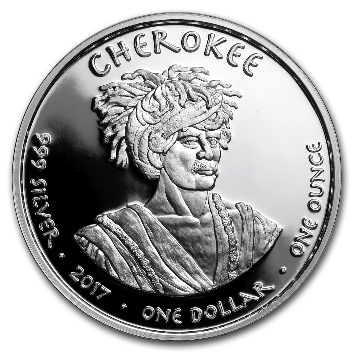 Buy 2017 1 oz Silver Proof State Dollars Cherokee Georgia Otter