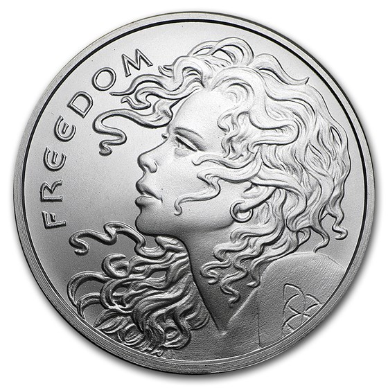 2017 1 oz Silver Shield Round - Freedom Girl 2017 1 oz Silver Shield Round - Freedom Girl