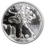 2017 1 oz Silver Shield Round - MiniMintage (Blinded Liberty)