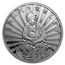 2017 1 oz Silver Shield Round - MiniMintage (Debt Means Death)