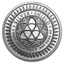 2017 1 oz Silver Shield Round - MiniMintage (King Cannabis)