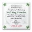 2017 1 oz Silver Shield Round - MiniMintage (King Cannabis)