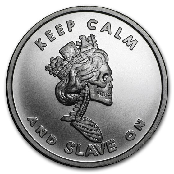 2017 1 oz Silver Shield Round - MiniMintage (Slave Queen)
