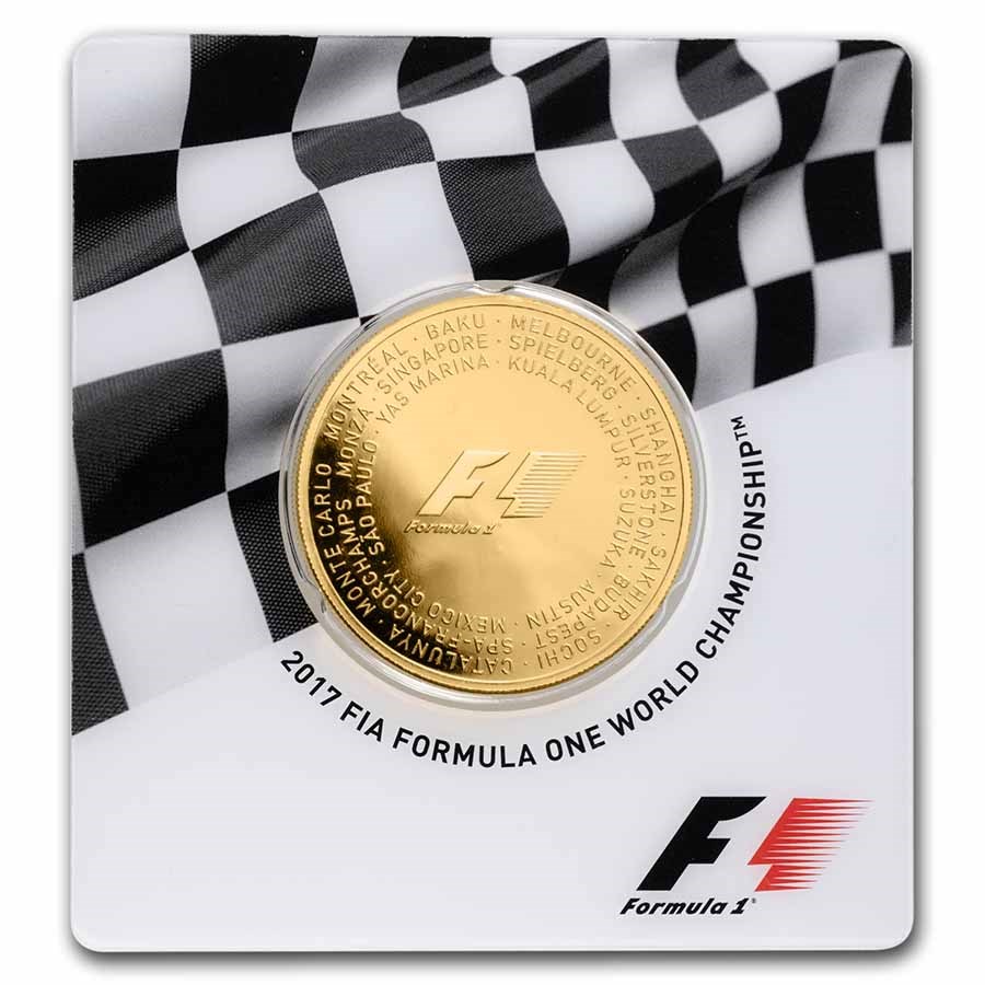 Buy 2017 2.5 oz $200 SB Prf Gold Formula 1® In Assay | APMEX