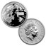 2017 2-Coin Silver 1 oz Britannia Proof/Reverse Proof Set
