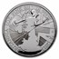 2017 2-Coin Slvr. 1 oz Britannia Prf/Rvrse Prf Set (off quality)