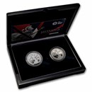 2017 2-Coin Slvr. 1 oz Britannia Prf/Rvrse Prf Set (off quality)