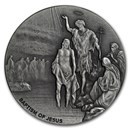 2017 2 oz Silver Coin - Biblical Series (The Baptism of Jesus)