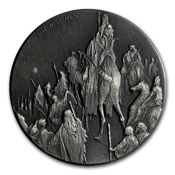 2017 2 oz Silver Coin - Biblical Series (The Wise Men)