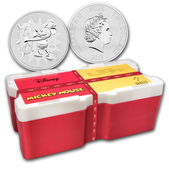 2017 250-Coin 1 oz Silver Disney Steamboat Willie Monster Box 2017 250-Coin 1 oz Silver Disney Steamboat Willie Monster Box