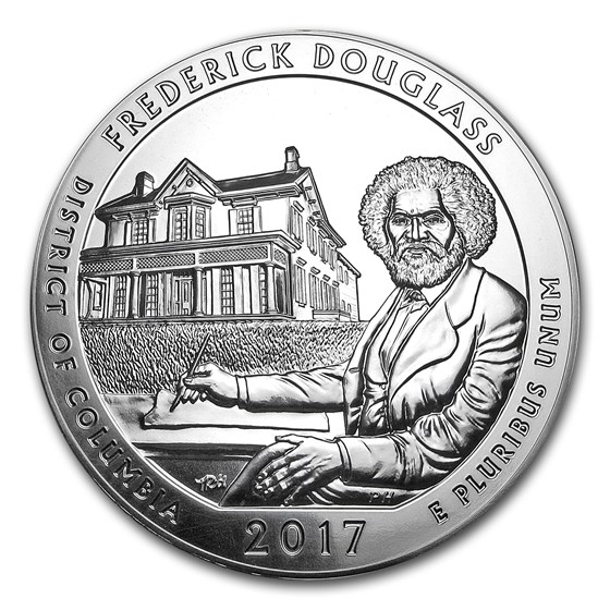 2017 5 oz Silver ATB Frederick Douglass National Site, DC