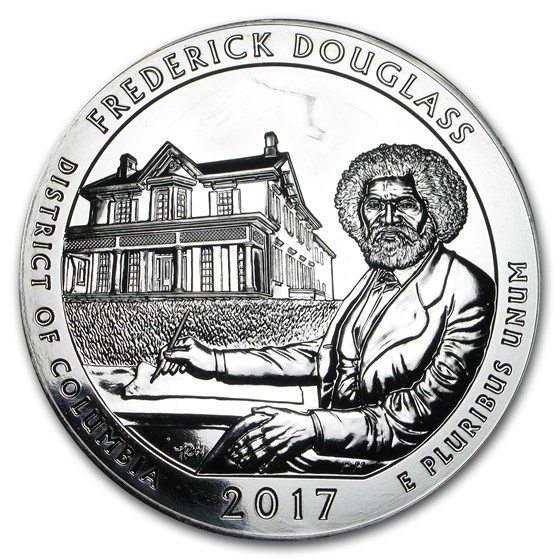 2017 5 oz Silver ATB Frederick Douglass (Scruffy) 2017 5 oz Silver ATB Frederick Douglass (Scruffy)