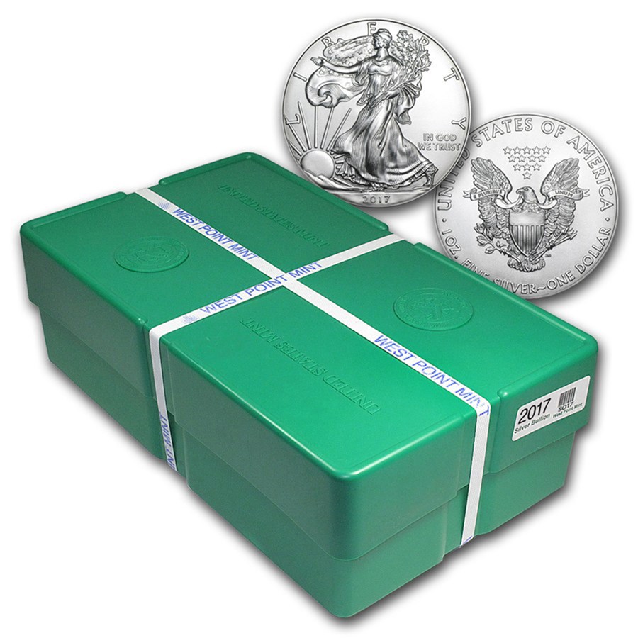 2017 500-Coin American Silver Eagle Monster Box (Sealed)