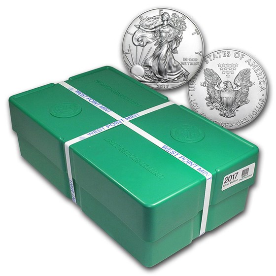 2017 500-Coin American Silver Eagle Monster Box (Sealed) 2017 500-Coin American Silver Eagle Monster Box (Sealed)