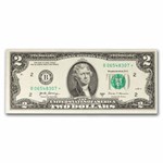 2017-A* $2.00 FRN Star Note VF-XF (Random Districts)