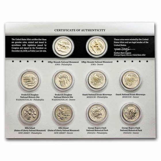 2017 America the Beautiful Quarters Uncirculated Set 2017 America the Beautiful Quarters Uncirculated Set