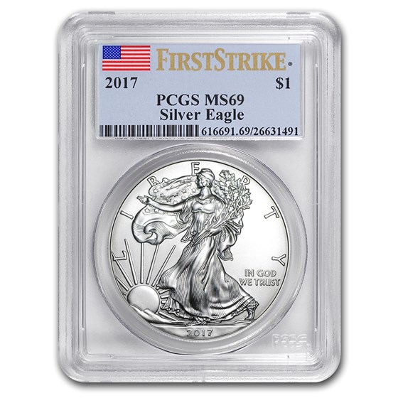 2017 American Silver Eagle MS-69 PCGS (FirstStrike®)