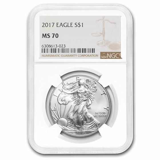 2017 American Silver Eagle MS-70 NGC