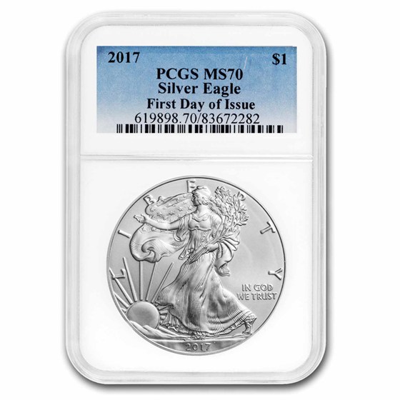 Buy 2017 American Silver Eagle MS-70 PCGS (FDI) | APMEX