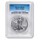 2017 American Silver Eagle MS-70 PCGS