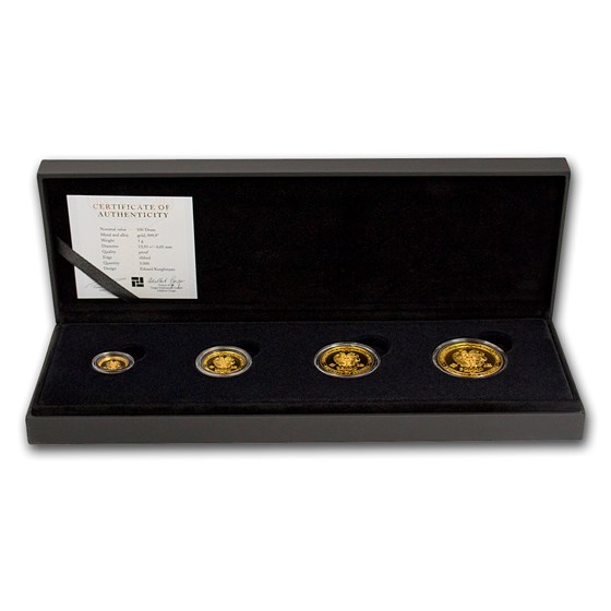 2017 Armenia 4-Coin Gold 50,000 Dram Noah's Ark Proof Set 2017 Armenia 4-Coin Gold 50,000 Dram Noah's Ark Proof Set