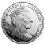 2017 Ascension Island Silver 1 Crown Princess Diana (MOP Rose)