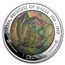 2017 Ascension Island Silver 1 Crown Princess Diana (MOP Rose)