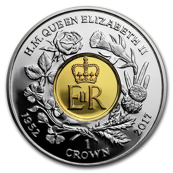 2017 Ascension Island Silver 1 Crown Royal Cypher 2017 Ascension Island Silver 1 Crown Royal Cypher