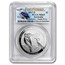 2017 AUS 1 oz Silver Kookaburra Panda Privy MS-69 PCGS (FS, Kook)