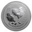 2017 AUS 2 oz Silver Lunar Rooster MS-70 PCGS (Red Label)