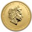 2017 Australia 1/10 oz Gold Lunar Rooster BU