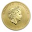 2017 Australia 1/2 oz Gold Lunar Rooster BU