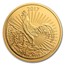 2017 Australia 1/4 oz Gold Lunar Year of the Rooster BU (RAM)