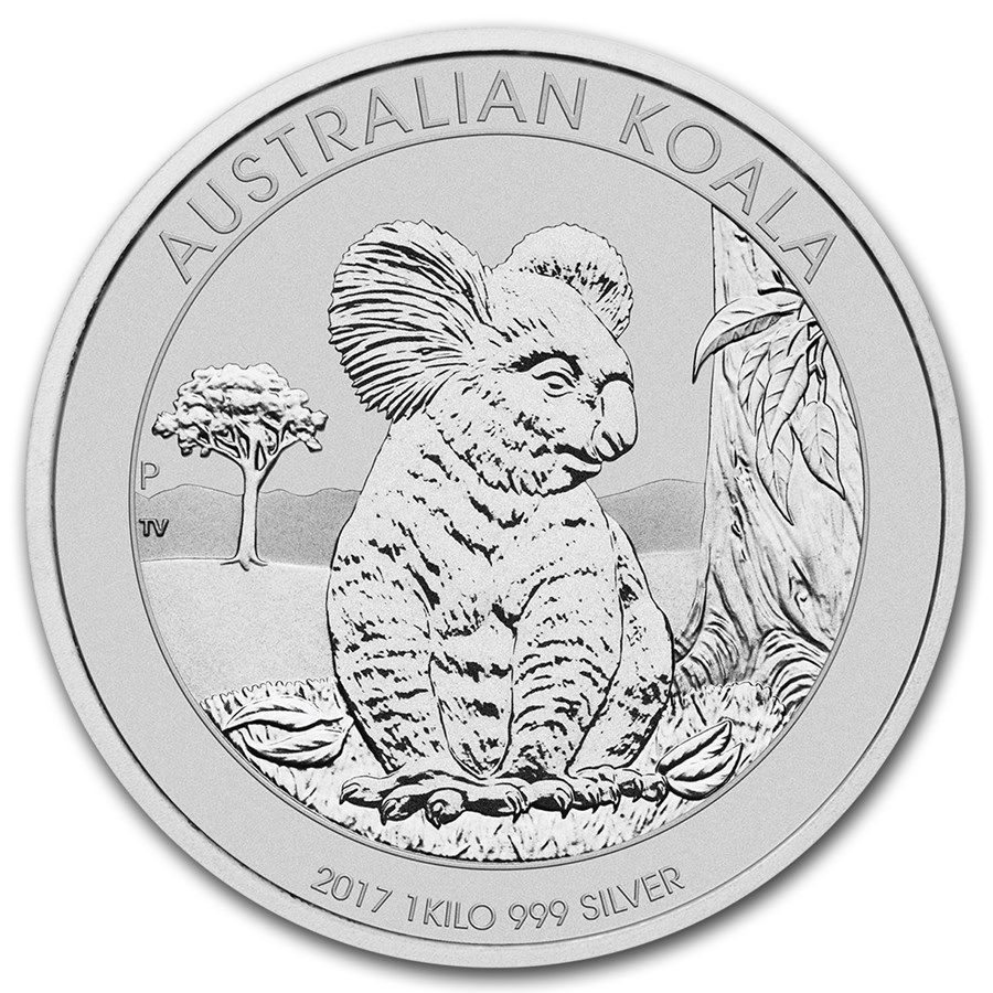 2017 Australia 1 kilo Silver Koala BU