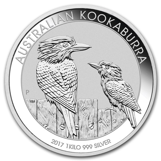 2017 Australia 1 kilo Silver Kookaburra BU