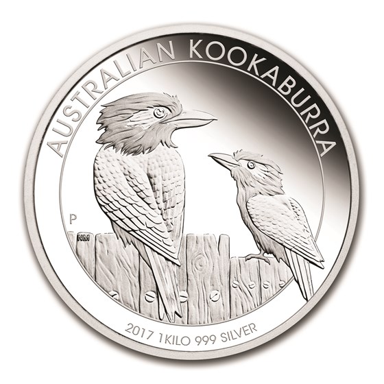 2017 Australia 1 kilo Silver Kookaburra Proof 2017 Australia 1 kilo Silver Kookaburra Proof
