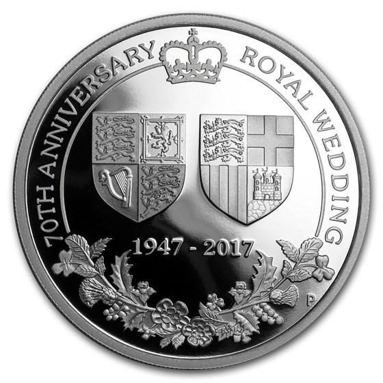 2017 Australia 1 oz Ag 70th Anniversary of the Royal Wedding Prf 2017 Australia 1 oz Ag 70th Anniversary of the Royal Wedding Prf
