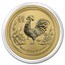 2017 Australia 1 oz Gold Lunar Rooster BU (Series II)