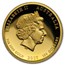2017 Australia 1 oz Gold Lunar Rooster Proof (HR, Box & COA)