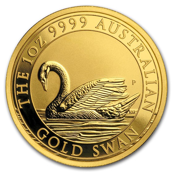 2017 Australia 1 oz Gold Swan BU 2017 Australia 1 oz Gold Swan BU