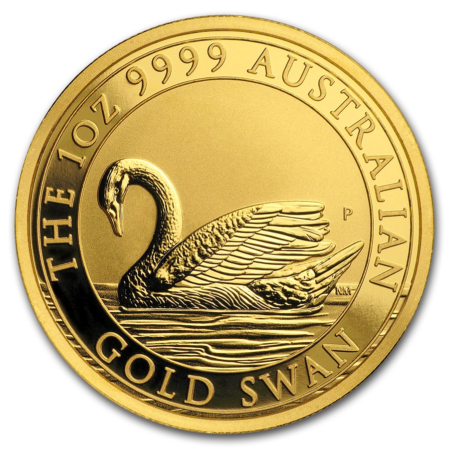 2017 Australia 1 oz Gold Swan BU