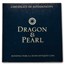 2017 Australia 1 oz Proof Silver Dragon & Pearl (Antiqued)