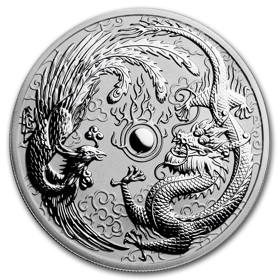Buy 2017 Australia 1 oz Silver Dragon & Phoenix BU | APMEX