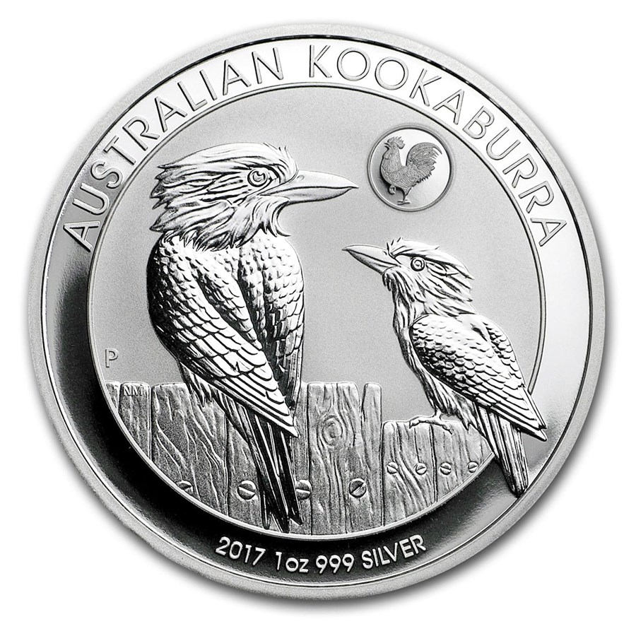 2017 Australia 1 oz Silver Kookaburra BU (Rooster Privy)