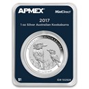 2017 Australia 1 oz Silver Kookaburra (MintDirect® Single)