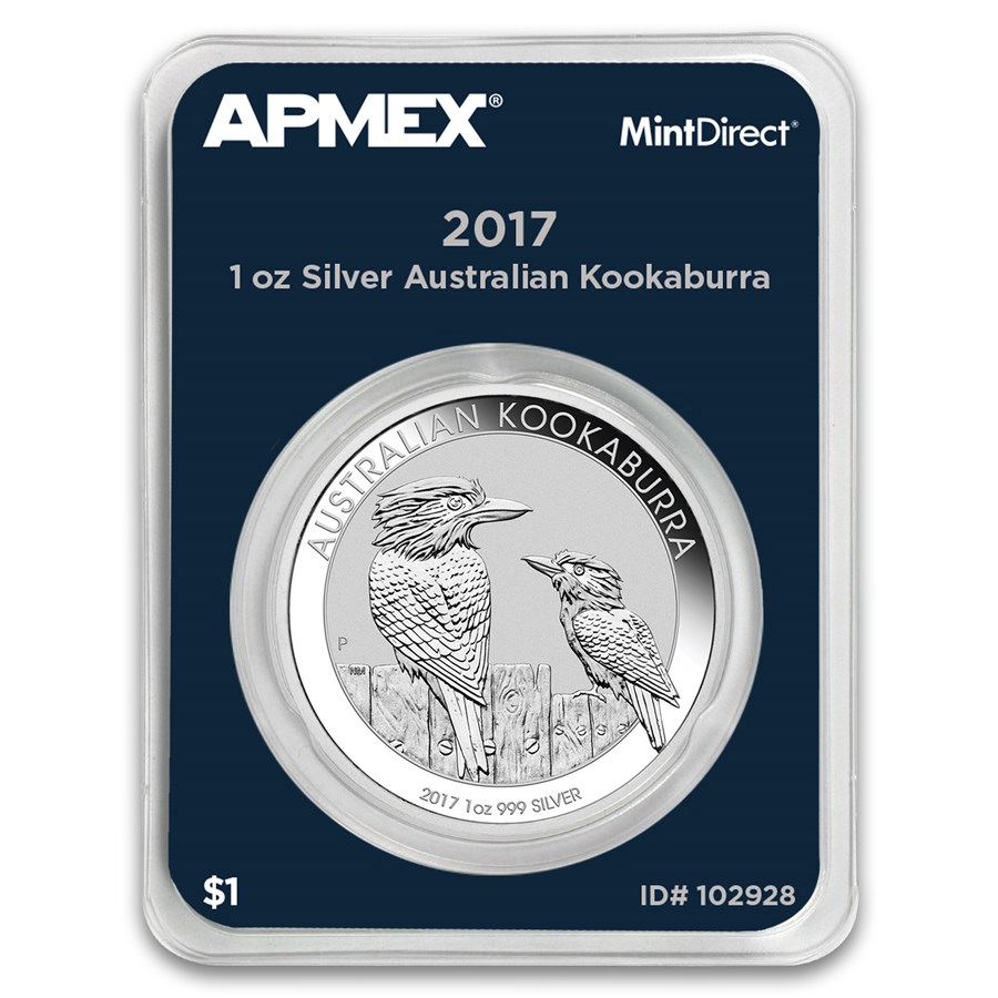 2017 Australia 1 oz Silver Kookaburra (MintDirect® Single)