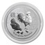 2017 Australia 1 oz Silver Lunar Rooster BU (Series II)