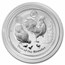 2017 Australia 1 oz Silver Lunar Rooster BU (SII, Lion Privy)