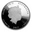 2017 Australia 1 oz Silver Lunar Rooster Proof (w/Box & COA)